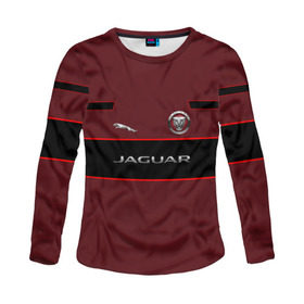 Женский лонгслив 3D Jaguar: в Ухте, 100% полиэстер | длинные рукава, круглый вырез горловины, полуприлегающий силуэт | c x17 | c x75 concept | c xf | cars | e pace | f pace | jaguar | land | r d6 | r2 | r3 | r4 | r5 | rover. r1 | xkr 75 | авто | автомобиль | знак | лого | машина | символ | тачка | эмблема | ягуар
