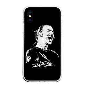 Чехол для iPhone XS Max матовый с принтом Zlatan Ibrahimovic в Ухте, Силикон | Область печати: задняя сторона чехла, без боковых панелей | Тематика изображения на принте: football | златан ибрагимович | игрок | сборная швеции | футбол | футболист
