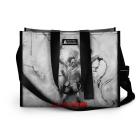 Сумка-шоппер 3D с принтом The Evil Within в Ухте, 100% полиэстер | застегивается на металлическую кнопку; внутренний карман застегивается на молнию. Стенки укреплены специальным мягким материалом, чтобы защитить содержимое от несильных ударов
 | 