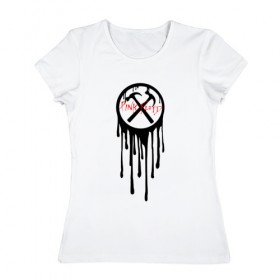 Женская футболка хлопок с принтом Pink Floyd в Ухте, 100% хлопок | прямой крой, круглый вырез горловины, длина до линии бедер, слегка спущенное плечо | pink floyd | pinkfloyd | арт | артрок | группа | дэвид гилмор | пинк флойд | пинкфлойд | прогрессивный | психоделический | рок | сид барретт | симфонический | спэйс | эйсид | экспериментальный