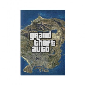 Обложка для паспорта матовая кожа с принтом GTA в Ухте, натуральная матовая кожа | размер 19,3 х 13,7 см; прозрачные пластиковые крепления | city | game | grand theft auto | gta | igromania | vice city | игромания | игры