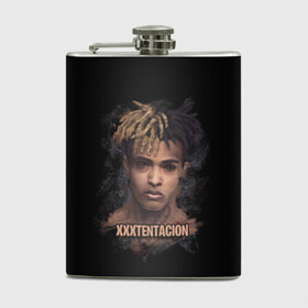 Фляга с принтом XXXTentacion / Jahseh Onfroy в Ухте, металлический корпус | емкость 0,22 л, размер 125 х 94 мм. Виниловая наклейка запечатывается полностью | Тематика изображения на принте: freex | tentacion | xxx | xxxtentacion | тентаньсьен | тентасьён | тентасьон