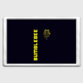 Магнит 45*70 с принтом Bumblebee в Ухте, Пластик | Размер: 78*52 мм; Размер печати: 70*45 | Тематика изображения на принте: bumblebee | бамблби | герой | камаро | прайм | трансформеры | фильм | шевроле