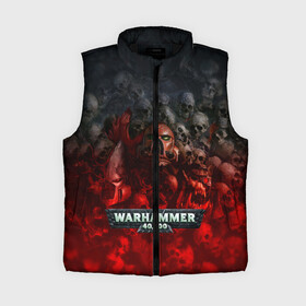Женский жилет утепленный 3D Warhammer 40000: Dawn Of War: в Ухте,  |  | relic entertainment | warhammer 40000: dawn of war | черепа