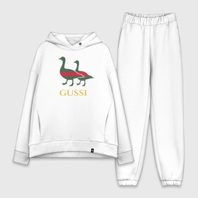 Женский костюм хлопок Oversize с принтом Gussi GG в Ухте,  |  | gucci | gussi | гуси | гучи