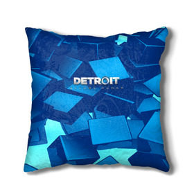 Подушка 3D с принтом Detroit:become human в Ухте, наволочка – 100% полиэстер, наполнитель – холлофайбер (легкий наполнитель, не вызывает аллергию). | состоит из подушки и наволочки. Наволочка на молнии, легко снимается для стирки | Тематика изображения на принте: connor | cyberlife | detroit become human | deviant | kara | markus | ps4 | rk800 |  detroit: become human | детроит | детроит: стать человеком | игры | кара | коннор | конор | кэра | маркус | пиратs | эксклюзив