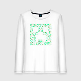 Женский лонгслив хлопок с принтом Minecraft (New collection 2018) в Ухте, 100% хлопок |  | 0x000000123 | minecraft | майнкрафт