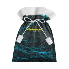 Подарочный 3D мешок с принтом Cyber Punk 2077 в Ухте, 100% полиэстер | Размер: 29*39 см | 