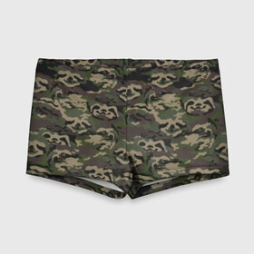 Детские купальные плавки 3D с принтом Лига лени в Ухте, Полиэстер 85%, Спандекс 15% | Слитный крой, подклад по переду изделия, узкие бретели | камуфляж | ленивец | лень