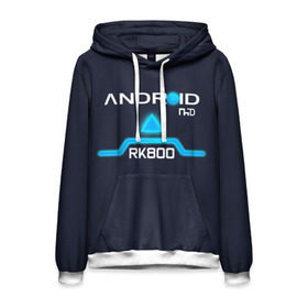 Мужская толстовка 3D ANDROID RK800 CONNOR: в Ухте, 100% полиэстер | двухслойный капюшон со шнурком для регулировки, мягкие манжеты на рукавах и по низу толстовки, спереди карман-кенгуру с мягким внутренним слоем. | connor | cyberlife | detroit become human | deviant | kara | markus | ps4 | rk800 |  detroit: become human | детроит | детроит: стать человеком | игры | кара | коннор | конор | кэра | маркус | пиратs | эксклюзив