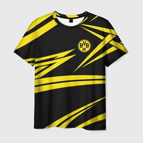 Мужская футболка 3D с принтом BVB Sport 2018 | FC Borussia в Ухте, 100% полиэфир | прямой крой, круглый вырез горловины, длина до линии бедер | Тематика изображения на принте: borussia | fc | football | football club | geometry | sport | texture | боруссия | геометрия | спорт | спортивные | текстура | униформа | фирменные цвета | фк | футбол | футбольный клуб