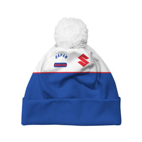 Шапка 3D c помпоном с принтом Suzuki в Ухте, 100% полиэстер | универсальный размер, печать по всей поверхности изделия | corporation | crossover | liana | motor | s | sport | suzuki | sx4 | vitara | xl 7 | авто | автомобиль | знак | лого | машина | с | седан | символ | спорт | судзуки | сузуки | тачка | хэтчбек | эмблема