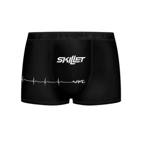 Мужские трусы 3D с принтом Skillet Awake в Ухте, 50% хлопок, 50% полиэстер | классическая посадка, на поясе мягкая тканевая резинка | skilet | skillet | альтернативный | гранж | группа | джен леджер | джон купер | индастриал | кори купер | метал | ню | пост | рок | сет моррисон | симфоник | скилет | хард | христианский