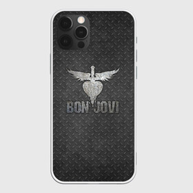 Чехол для iPhone 12 Pro Bon Jovi: в Ухте, силикон | область печати: задняя сторона чехла, без боковых панелей | bon jovi | альбом | арена | бон | бон джови | глэм | группа | джови | джон | метал | музыка | надпись | песни | поп | попрок | рок | рокер | смайл | солист | софт | стена | хард | хеви | хевиметал