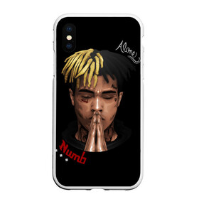 Чехол для iPhone XS Max матовый с принтом XXXtentacion (Alone 3D) в Ухте, Силикон | Область печати: задняя сторона чехла, без боковых панелей | alone | art | numb | rap | tentacion | xxxtentacion