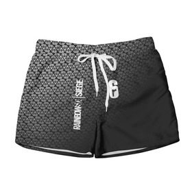 Женские шорты 3D с принтом RAINBOW SIX SIEGE DIAMOND в Ухте, 100% полиэстер | прямой крой, два кармана без застежек по бокам. Мягкая трикотажная резинка на поясе, внутри которой широкие завязки. Длина до середины бедра | 2019 | alpha pack | cybersport | diamond | esports | pro league | r6 | rainbow | rainbow six | siege | six | алмазы | армия | боевик | бонусы | бриллианты | военные | война | игры | киберспорт | логотип | оперативники | радуга | шутер