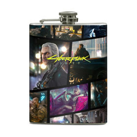 Фляга с принтом CYBERPUNK 2077 в Ухте, металлический корпус | емкость 0,22 л, размер 125 х 94 мм. Виниловая наклейка запечатывается полностью | 2019 | cd project red | cyberpunk 2077 | future | hack | samurai | sci fi | the witcher | witcher 2077 | андроиды | безумие | будущее | ведьмак 2077 | киберпанк 2077 | логотип | роботы | самураи | фантастика | цифры