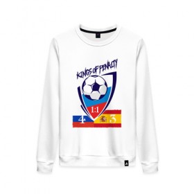 Женский свитшот хлопок Россия Испания: в Ухте, 100% хлопок | прямой крой, круглый вырез, на манжетах и по низу широкая трикотажная резинка  |