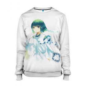 Женский свитшот 3D с принтом Унесенные призраками в Ухте, 100% полиэстер с мягким внутренним слоем | круглый вырез горловины, мягкая резинка на манжетах и поясе, свободная посадка по фигуре | 