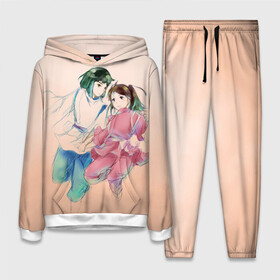 Женский костюм 3D (с толстовкой) с принтом Тихиро и Хаку в Ухте,  |  | spirited away | миядзаки | хаяо