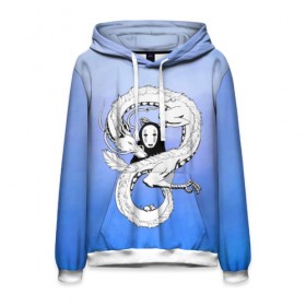 Мужская толстовка 3D с принтом Унесенные призраками в Ухте, 100% полиэстер | двухслойный капюшон со шнурком для регулировки, мягкие манжеты на рукавах и по низу толстовки, спереди карман-кенгуру с мягким внутренним слоем. | spirited away | миядзаки | хаяо