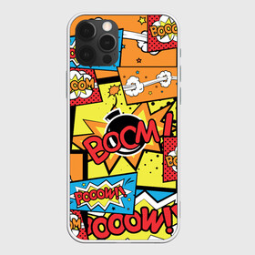 Чехол для iPhone 12 Pro Max с принтом Boom Pop Art в Ухте, Силикон |  | Тематика изображения на принте: pop art | style | безумство | комикс | лейблы | микс | поп арт | яркие | яркое | яркости