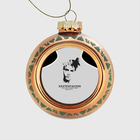 Стеклянный ёлочный шар с принтом XXXTENTACION. в Ухте, Стекло | Диаметр: 80 мм | bad | dead | death | geometry | rap | revenge | rip | texture | usa | xxxtentacion | геометрия | джасей дуэйн онфрой | зарубежный реп | исполнитель | карбон | музыкант | ревендж | реп | рэп | рэпер | текстура