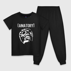 Детская пижама хлопок с принтом Amatory в Ухте, 100% хлопок |  брюки и футболка прямого кроя, без карманов, на брюках мягкая резинка на поясе и по низу штанин
 | Тематика изображения на принте: amatory | choo joy | denver | fatsound brothers | helldimm | il | immaterialist | noises | rock djs mafia | stardown | stewart | the wheels of sorrow | аматори | аматорий | амотор | правда