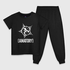 Детская пижама хлопок с принтом Amatory в Ухте, 100% хлопок |  брюки и футболка прямого кроя, без карманов, на брюках мягкая резинка на поясе и по низу штанин
 | Тематика изображения на принте: amatory | choo joy | denver | fatsound brothers | helldimm | il | immaterialist | noises | rock djs mafia | stardown | stewart | the wheels of sorrow | аматори | аматорий | амотор | правда