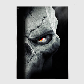 Постер с принтом Darksiders II: Death Lives в Ухте, 100% бумага
 | бумага, плотность 150 мг. Матовая, но за счет высокого коэффициента гладкости имеет небольшой блеск и дает на свету блики, но в отличии от глянцевой бумаги не покрыта лаком | ад | апокалипсис | война | тьма