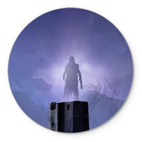 Коврик круглый DESTINY 2 FORSAKEN: в Ухте, резина и полиэстер | круглая форма, изображение наносится на всю лицевую часть | destiny | dlc | forsaken | герои | дестини