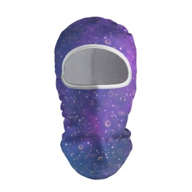 Балаклава 3D с принтом Звездное небо в Ухте, 100% полиэстер, ткань с особыми свойствами — Activecool | плотность 150–180 г/м2; хорошо тянется, но при этом сохраняет форму. Закрывает шею, вокруг отверстия для глаз кайма. Единый размер | 