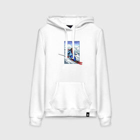 Женская толстовка хлопок Лыжный Спорт: в Ухте, френч-терри, мягкий теплый начес внутри (100% хлопок) | карман-кенгуру, эластичные манжеты и нижняя кромка, капюшон с подкладом и шнурком | гора | горнолыжные | горнолыжный | горы | лыжи | на лыжах | с лыжами | спорт | спуск | спуск с горы