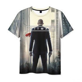 Мужская футболка 3D Hitman _5: в Ухте, 100% полиэфир | прямой крой, круглый вырез горловины, длина до линии бедер | hitman | хитман | хитмэн