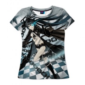 Женская футболка 3D Хатсуне Мику: в Ухте, 100% полиэфир ( синтетическое хлопкоподобное полотно) | прямой крой, круглый вырез горловины, длина до линии бедер | аниме | манга | оружие | сёдзё
