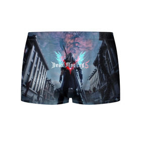 Мужские трусы 3D с принтом DEVIL MAY CRY 5 в Ухте, 50% хлопок, 50% полиэстер | классическая посадка, на поясе мягкая тканевая резинка | devil may cry | game | девил май край | игра