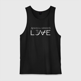 Мужская майка хлопок с принтом Love AVA в Ухте, 100% хлопок |  | angels and airwaves | ava | love | tom delonge | том делонг