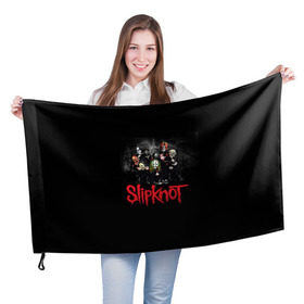 Флаг 3D с принтом Slipknot в Ухте, 100% полиэстер | плотность ткани — 95 г/м2, размер — 67 х 109 см. Принт наносится с одной стороны | slipknot | грув | джей вайнберг | кори тейлор | крис фен | крэйг джонс | метал | мик томсон | музыка | ню | петля | рок | сид уилсон | скользящий узел | слайпкнот | слипкнот | слипнот | удавка