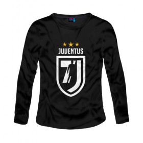 Женский лонгслив хлопок с принтом RONALDO JUVE SPORT в Ухте, 100% хлопок |  | 