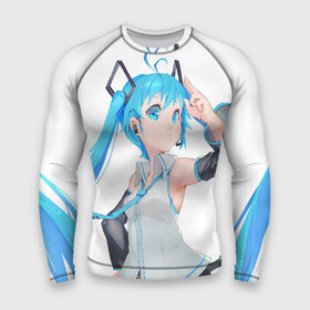 Мужской рашгард 3D с принтом Неотразимая Хатсуне Мику в Ухте,  |  | hatsune miku | аниме | вокалоид | девушки | манга | мульт | оружие | певица | сёдзё | сериал | хатсуне мику | япония