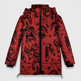 Женская зимняя куртка 3D с принтом Сибирь в Ухте, верх — 100% полиэстер; подкладка — 100% полиэстер; утеплитель — 100% полиэстер | длина ниже бедра, силуэт Оверсайз. Есть воротник-стойка, отстегивающийся капюшон и ветрозащитная планка. 

Боковые карманы с листочкой на кнопках и внутренний карман на молнии | old school | taknado | urban | граффити | илюстратор | сибирь | стрит арт | тату