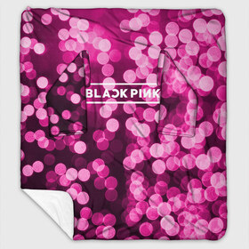 Плед с рукавами с принтом BlackPink в Ухте, 100% полиэстер | Закругленные углы, все края обработаны. Ткань не мнется и не растягивается. Размер 170*145 | black  pink | blackpink | flowers | jennie | jisoo | k pop | lalisa | sakura | группа | к поп | корейская группа | растения | розовый | сакура | цветы | черный