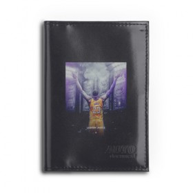 Обложка для автодокументов с принтом Lebron в Ухте, натуральная кожа |  размер 19,9*13 см; внутри 4 больших “конверта” для документов и один маленький отдел — туда идеально встанут права | 