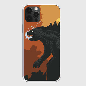 Чехол для iPhone 12 Pro Max с принтом GODZILLA | ГОДЗИЛЛА в Ухте, Силикон |  | comic con | godzilla | gojira | logo | годзилла | знаки | иероглифы | лого | монстр | фильм | чудовище