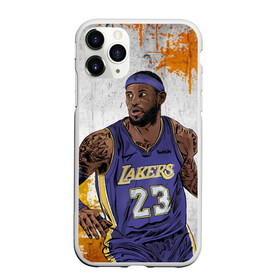 Чехол для iPhone 11 Pro матовый Леброн Джеймс: в Ухте, Силикон |  |