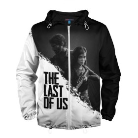 Мужская ветровка 3D с принтом THE LAST OF US в Ухте, 100% полиэстер | подол и капюшон оформлены резинкой с фиксаторами, два кармана без застежек по бокам, один потайной карман на груди | gamer | player | stels | the last of us | the last of us part 2 | бегун | джоэл | каннибалы | охотники | сталкер | топляк | цикады | щелкун | элли