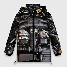 Женская зимняя куртка 3D с принтом Engine в Ухте, верх — 100% полиэстер; подкладка — 100% полиэстер; утеплитель — 100% полиэстер | длина ниже бедра, силуэт Оверсайз. Есть воротник-стойка, отстегивающийся капюшон и ветрозащитная планка. 

Боковые карманы с листочкой на кнопках и внутренний карман на молнии | brz | car | drift | engine | gt86 | japan | racers | subaru | toyota | автомобиль | гонки | двигатель | машина | мотор | япония