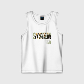 Детская майка хлопок с принтом System of a Down в Ухте,  |  | soad | soil | system of a down | группа | дав | дарон малакян | джон долмаян | метал | ню | оф | рок | серж танкян | систем | соад | сод | соэд | шаво одаджян | э доун
