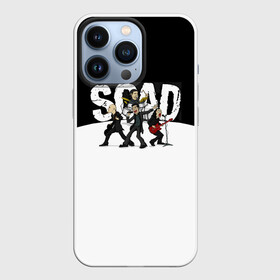 Чехол для iPhone 13 Pro с принтом System of a Down в Ухте,  |  | Тематика изображения на принте: soad | soil | system of a down | группа | дав | дарон малакян | джон долмаян | метал | ню | оф | рок | серж танкян | систем | соад | сод | соэд | шаво одаджян | э доун