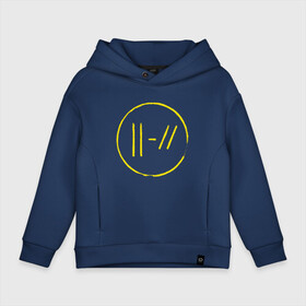 Детское худи Oversize хлопок с принтом twenty one pilots / trench в Ухте, френч-терри — 70% хлопок, 30% полиэстер. Мягкий теплый начес внутри —100% хлопок | боковые карманы, эластичные манжеты и нижняя кромка, капюшон на магнитной кнопке | 21 pilots | jumpsuit | nico and the niners | trench | twenty one pilots